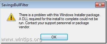 Windows Installer Package Problem